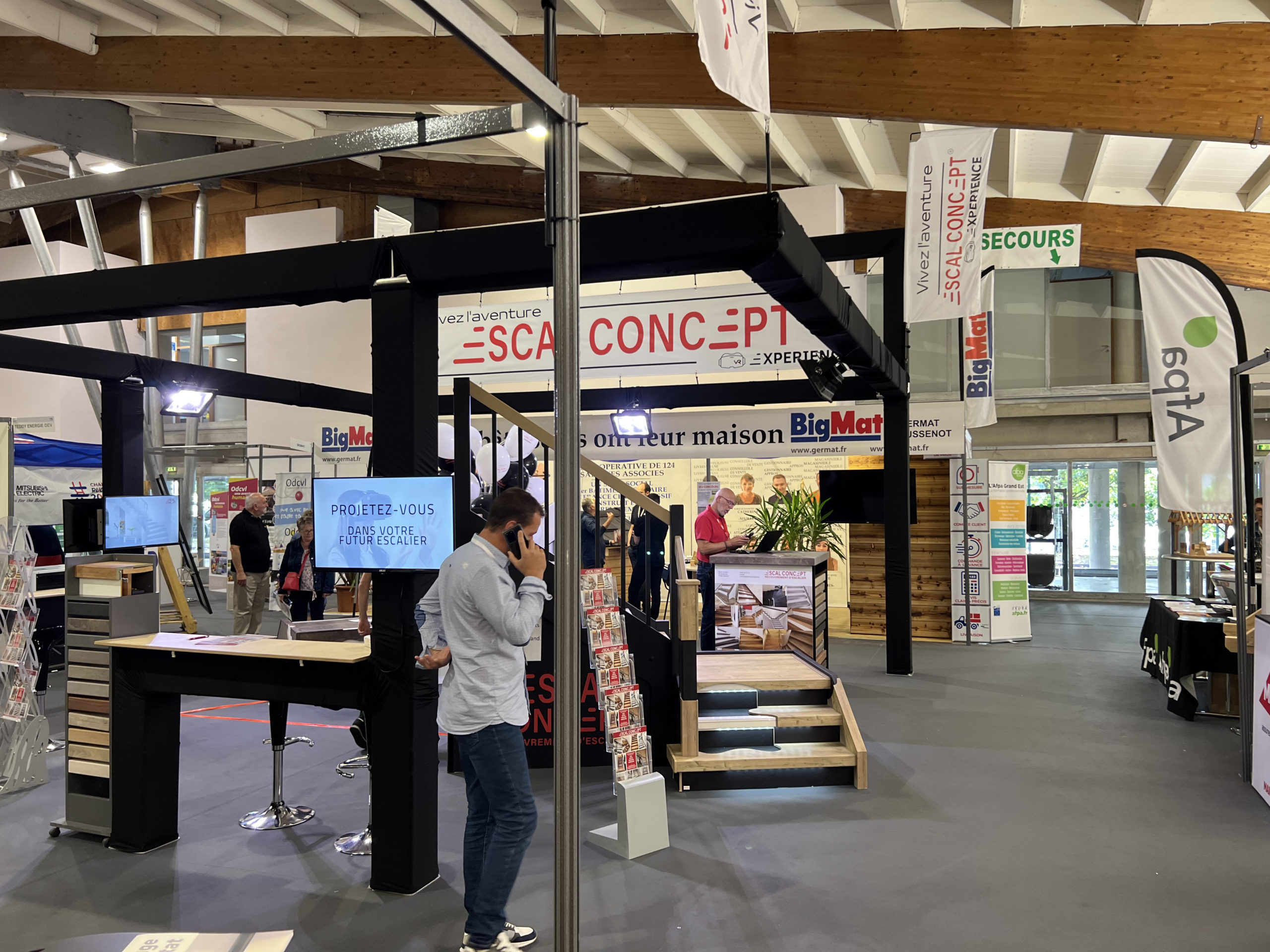 Salon Habitat et Bois 2023, au Centre des Congrès d'Épinal.