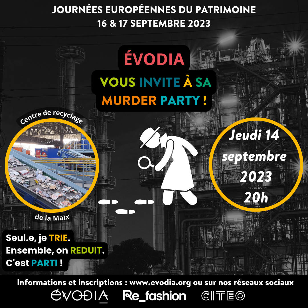Affiche de la Murder Party d'Évodia.