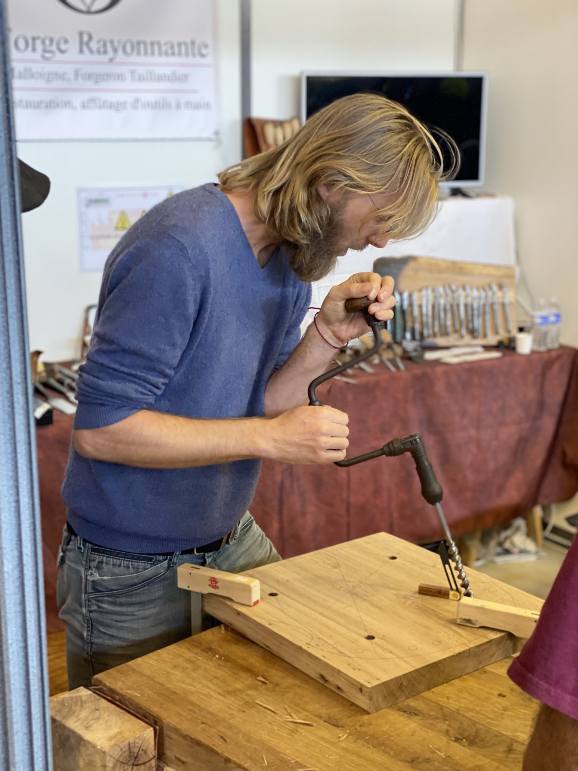 Atelier « Touchons du bois ».