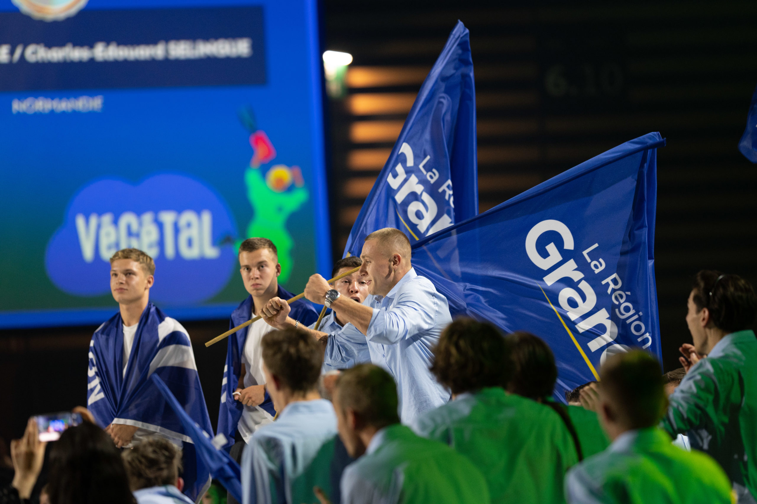 Cérémonie de clôture des Worldskills français, avec les lauréats vosgiens.