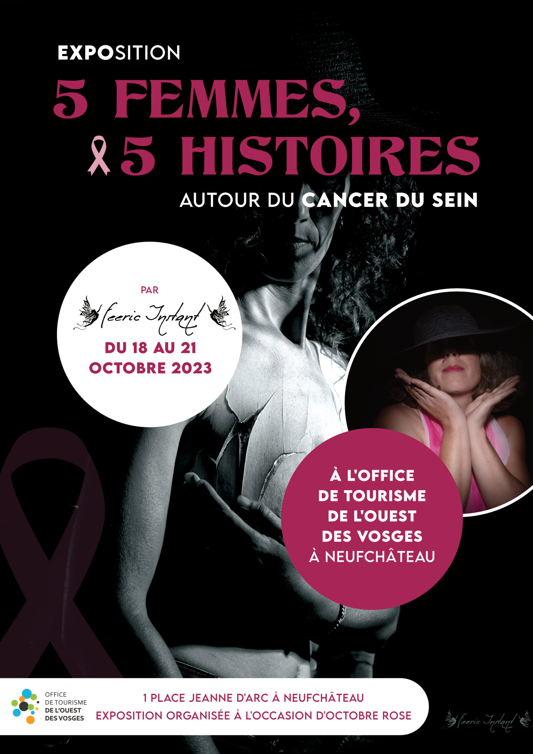 Octobre rose : évènement à l'Office de Tourisme de l'Ouest des Vosges du 18 au 21 octobre 2023