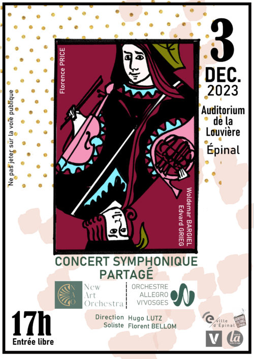 Concert symphonique partagé de l’Orchestre Allegro Vi’VOsges et New Art Orchestra