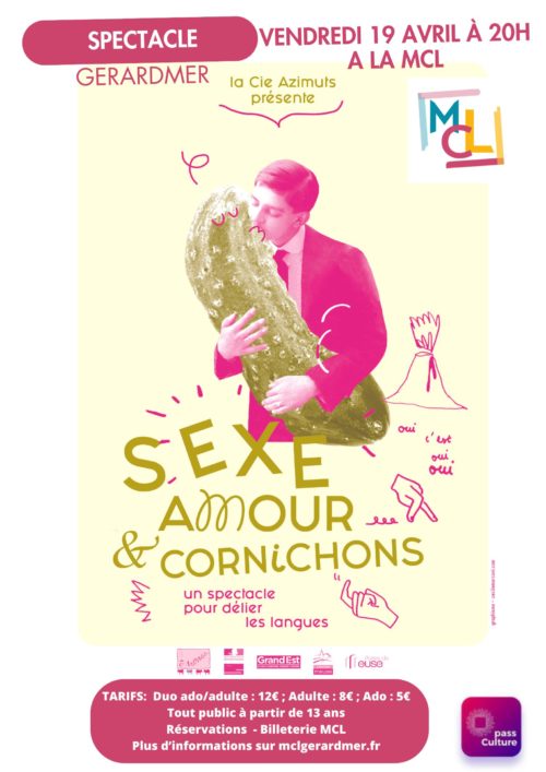 Spectacle sexe amour et cornichons