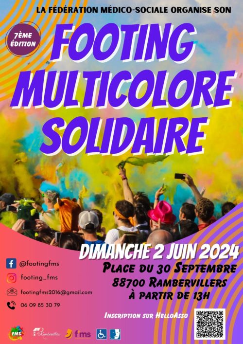 Footing Multicolore Solidaire