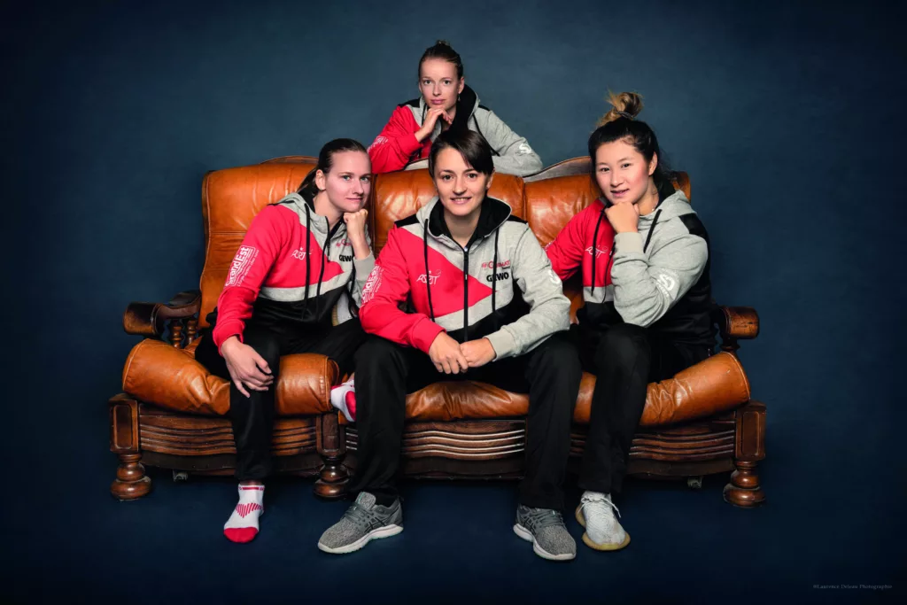 Tennis de table : les filles d'Étival-Clairefontaine en mission pour décrocher leur place en finale