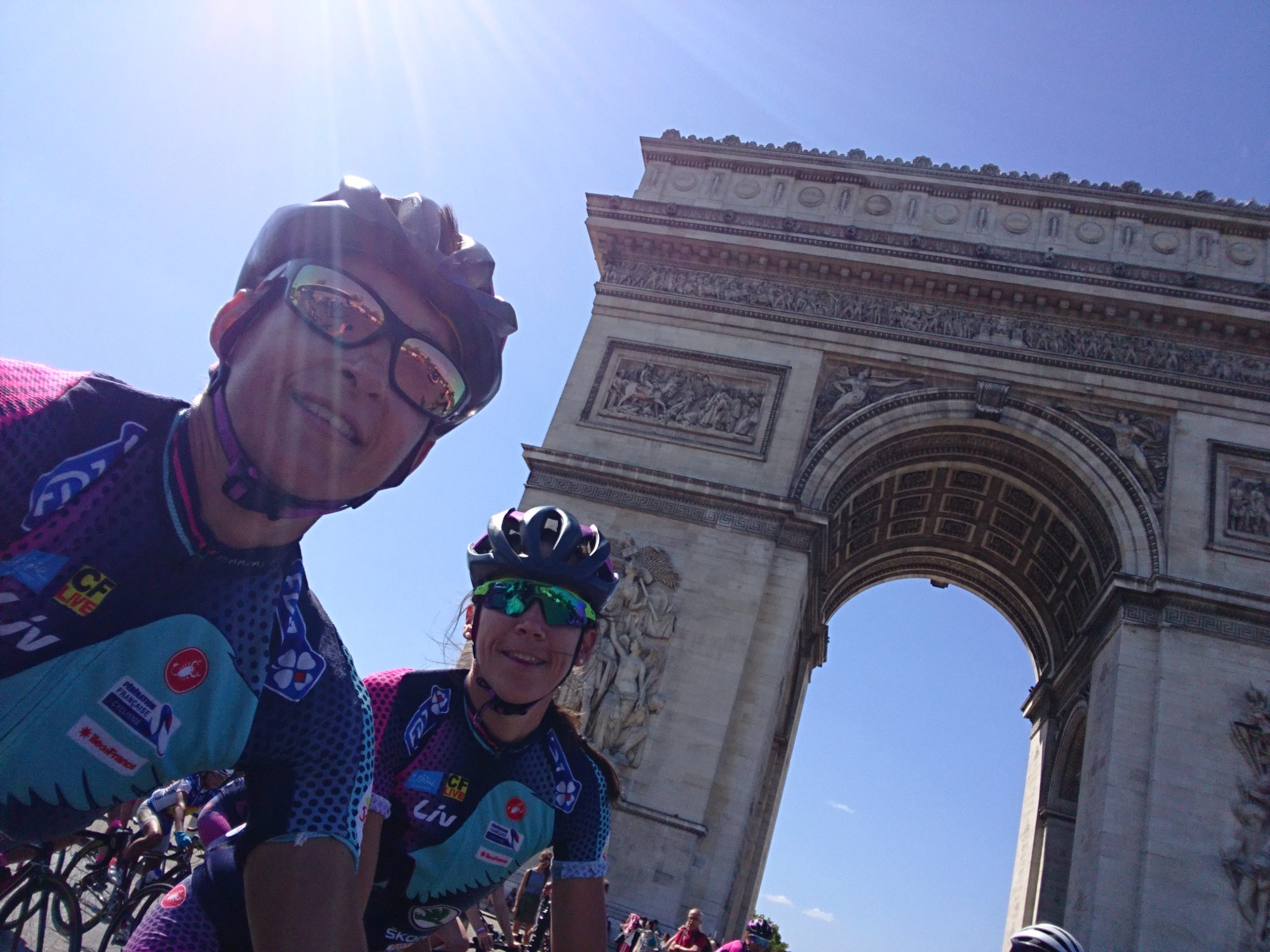 Arrivée Champs Elysées