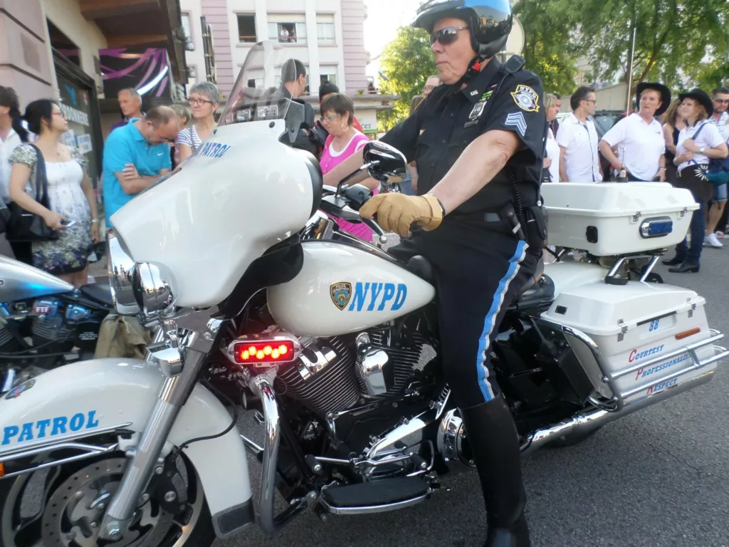 Photo motard police Harley