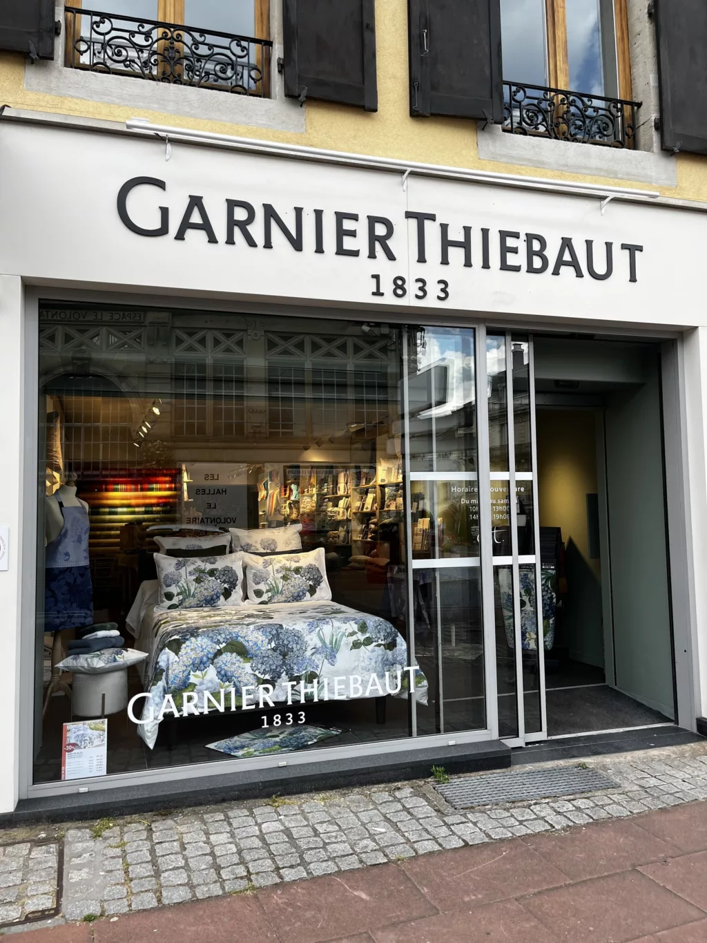 Garnier-Thiebaut : le spécialiste du linge de maison haut de gamme ouvre un nouveau magasin à Remiremont
