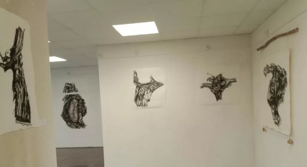 "Du bois au bois" : exposition de dessins au fusain de Marie.T.Bloemen à Épinal
