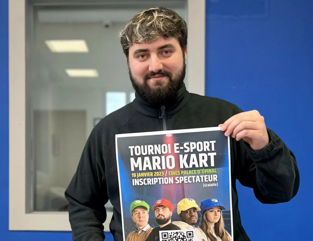 Un tournoi étudiant de Mario Kart aux Cinés Palace d'Épinal pour la première fois !