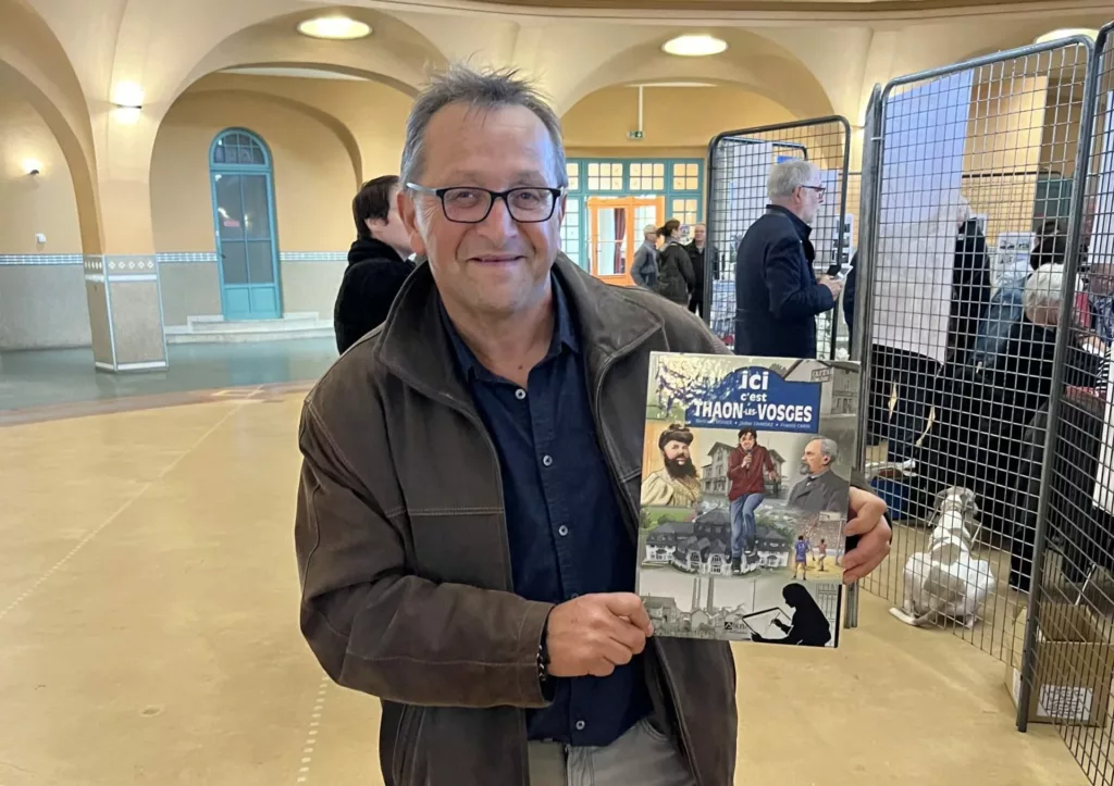 Bande-dessinée : l'histoire de Thaon-les-Vosges revisitée par l'auteur vosgien Bertrand Munier