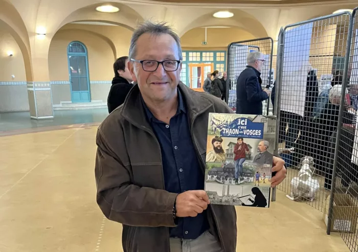 Bande-dessinée : l'histoire de Thaon-les-Vosges revisitée par l'auteur vosgien Bertrand Munier