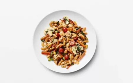 Recette : Wok de haricots blancs au poulet