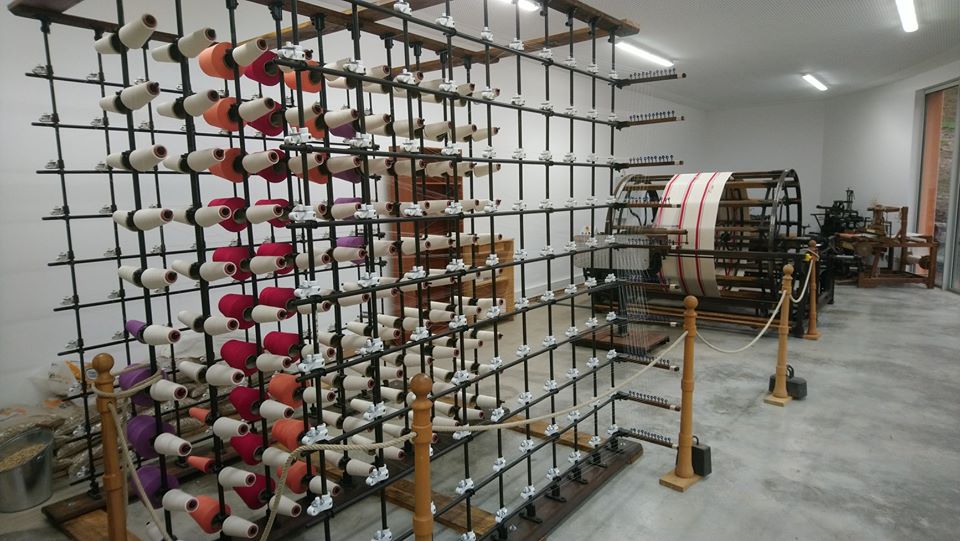 Le Musée du Textile de Ventron inaugure sa Navette 4• 100% Vosges photo ourdissoir 2019