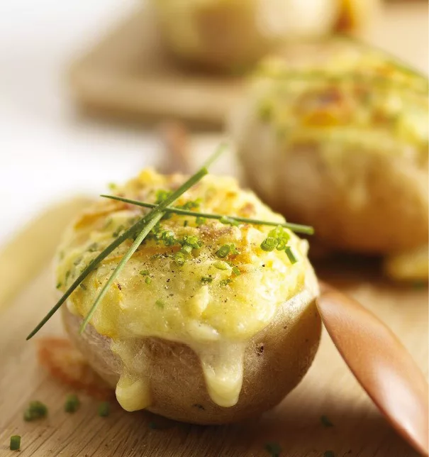 Recette : Pommes de terre gratinées au montagnard des Vosges