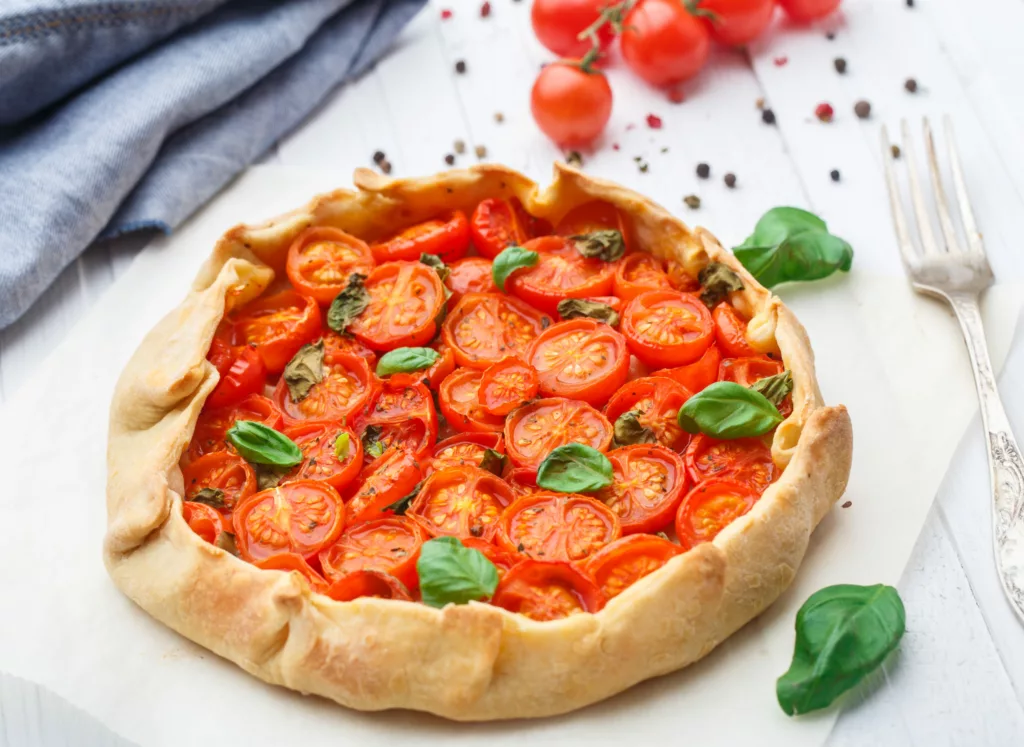Recette : Tarte aux tomates cerises
