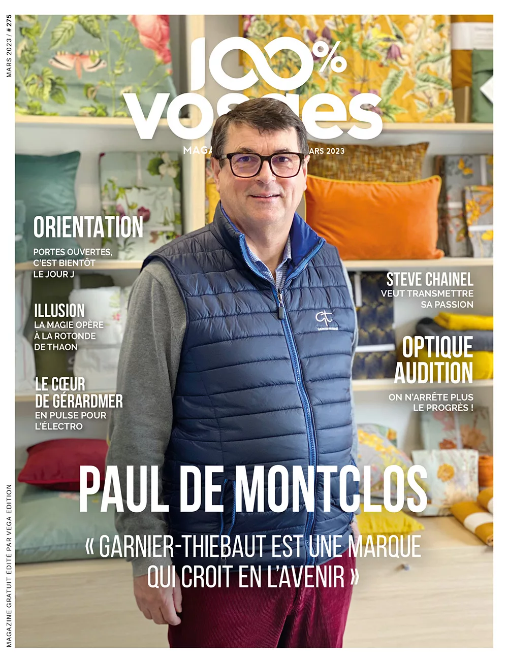 Magazine 100% Vosges : le numéro de mars 2023 à retrouver dès mardi 28 février