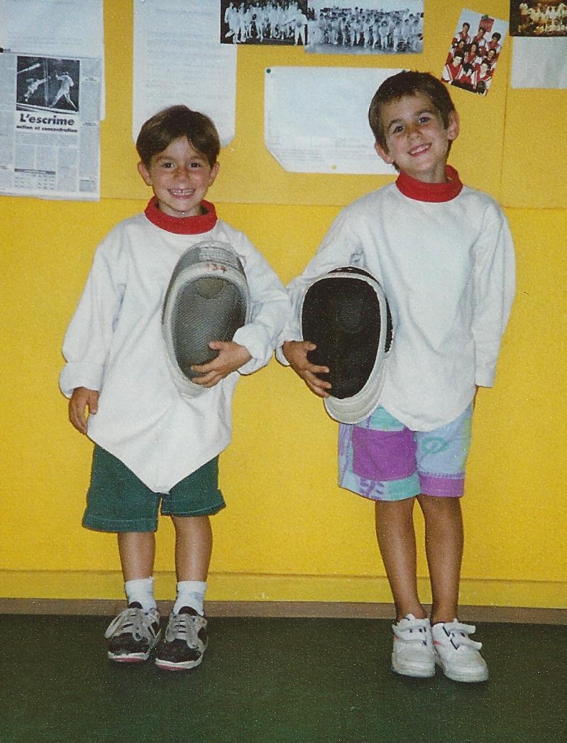 1993 escrime à 6 ans