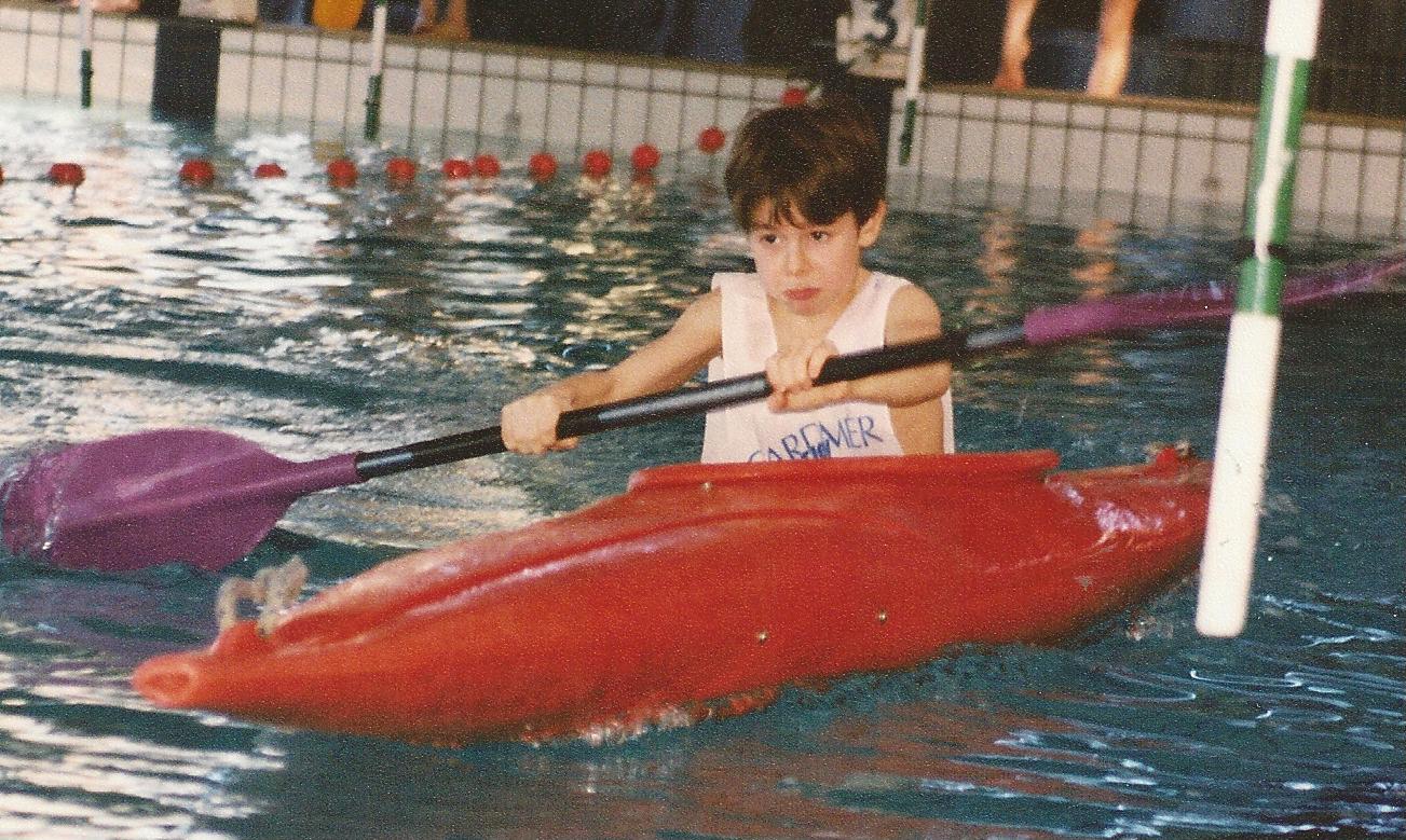 1996 GK 1ere compét piscine à 9 ans
