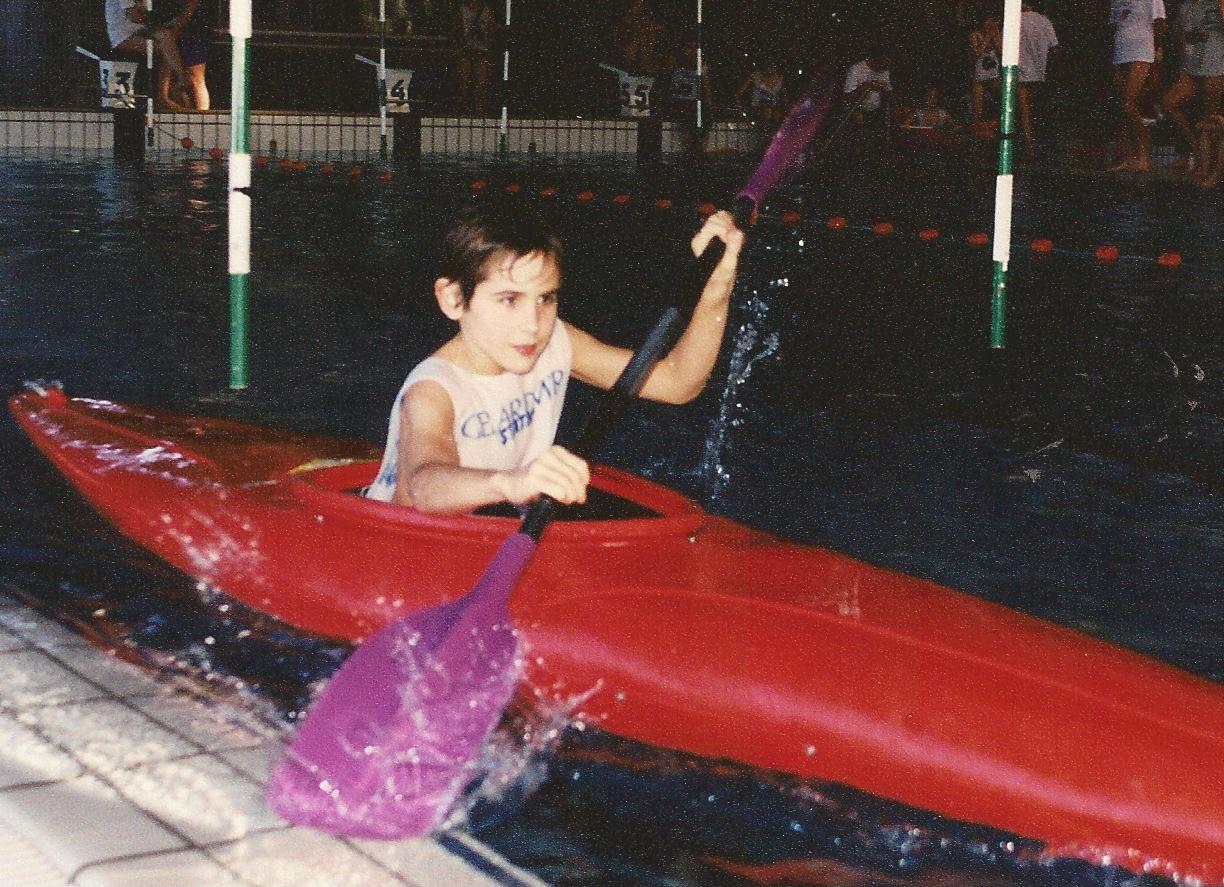 1996 MP 1ere compét piscine à 9 ans