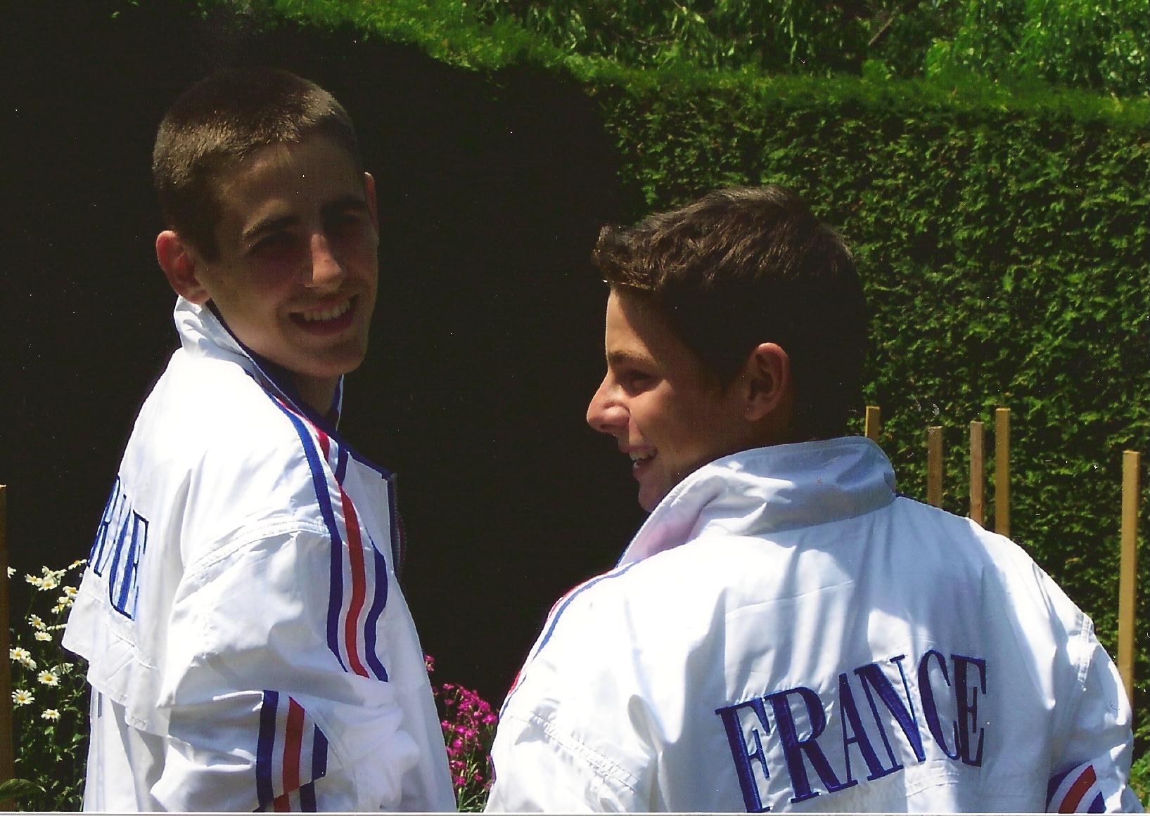 2003 déjà en équipe de France à 16 ans