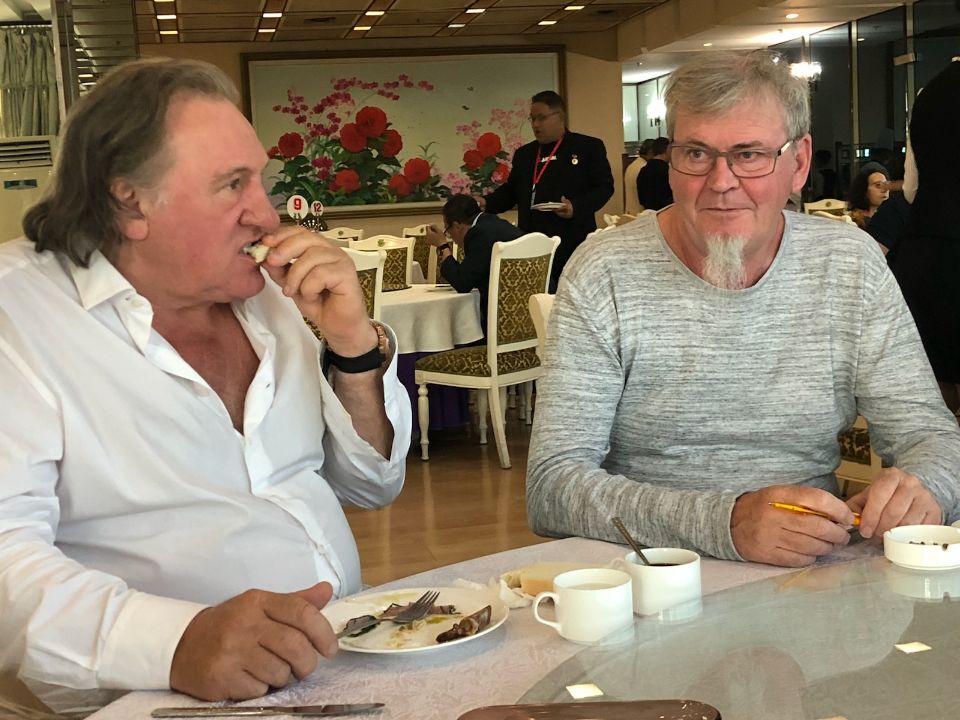 Avec Gérard Depardieu