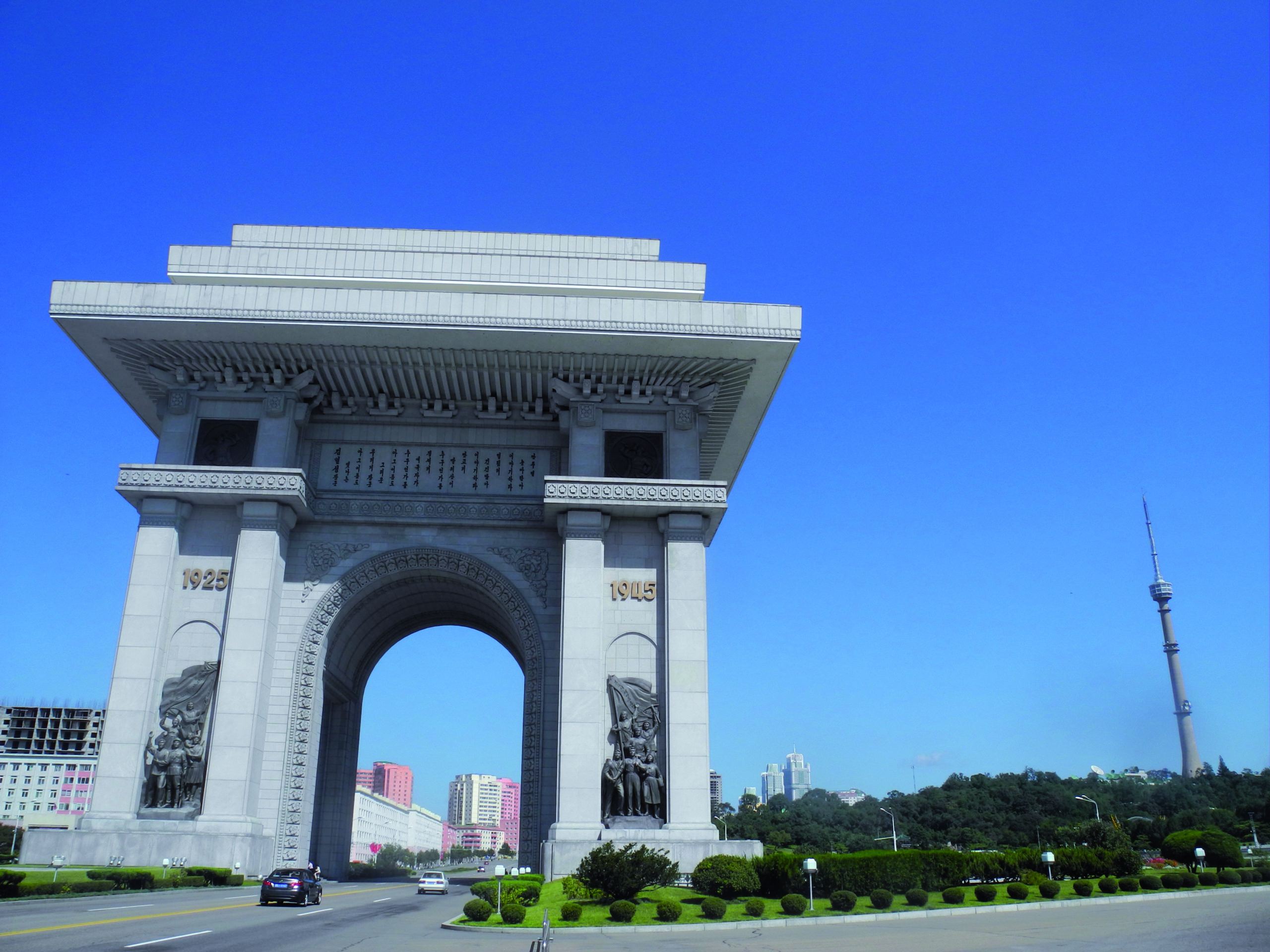 L'Arc de Triomphe à Pyongyang