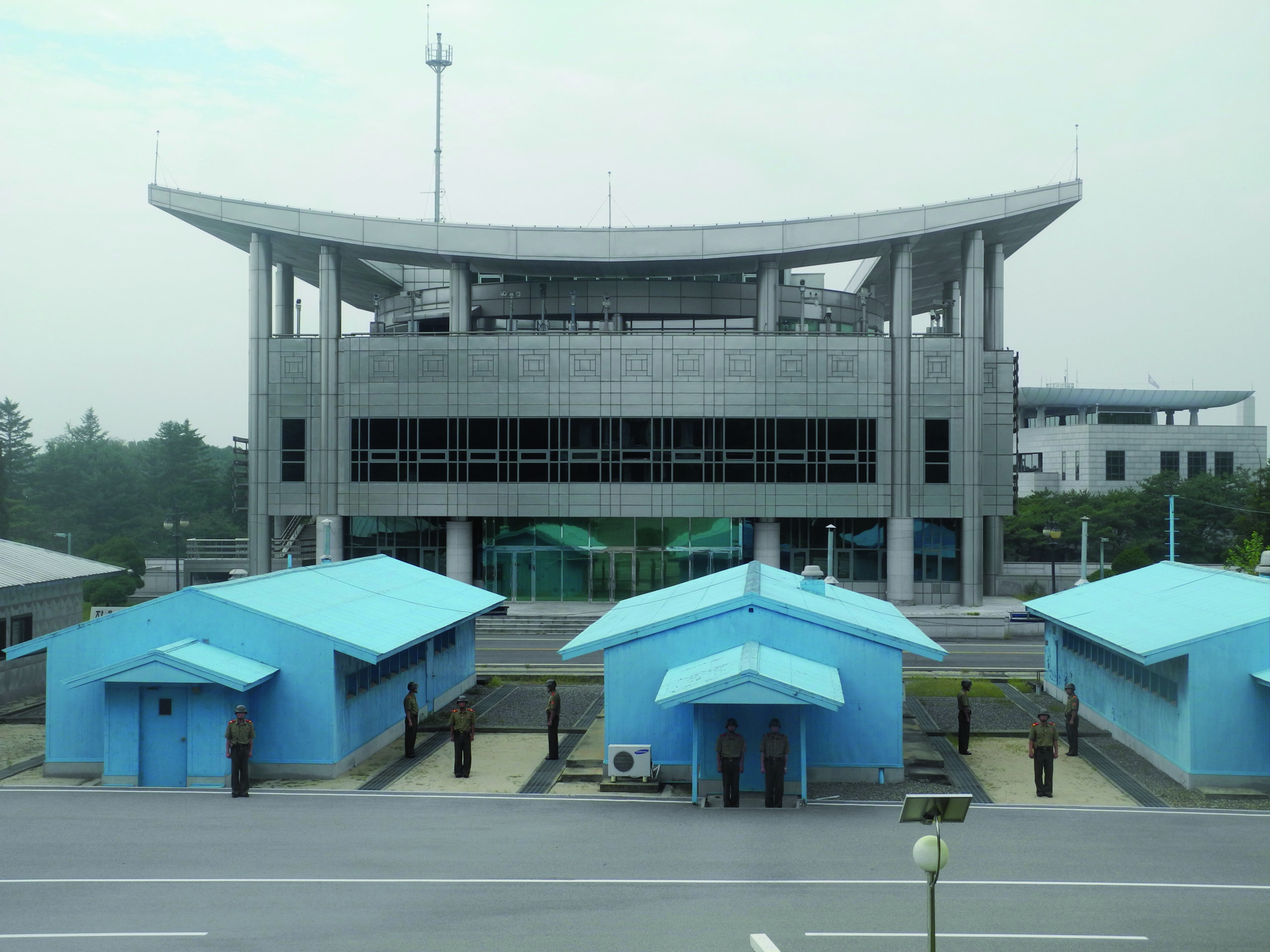 La DMZ ou Ligne démilitarisée séparant les deux Corée
