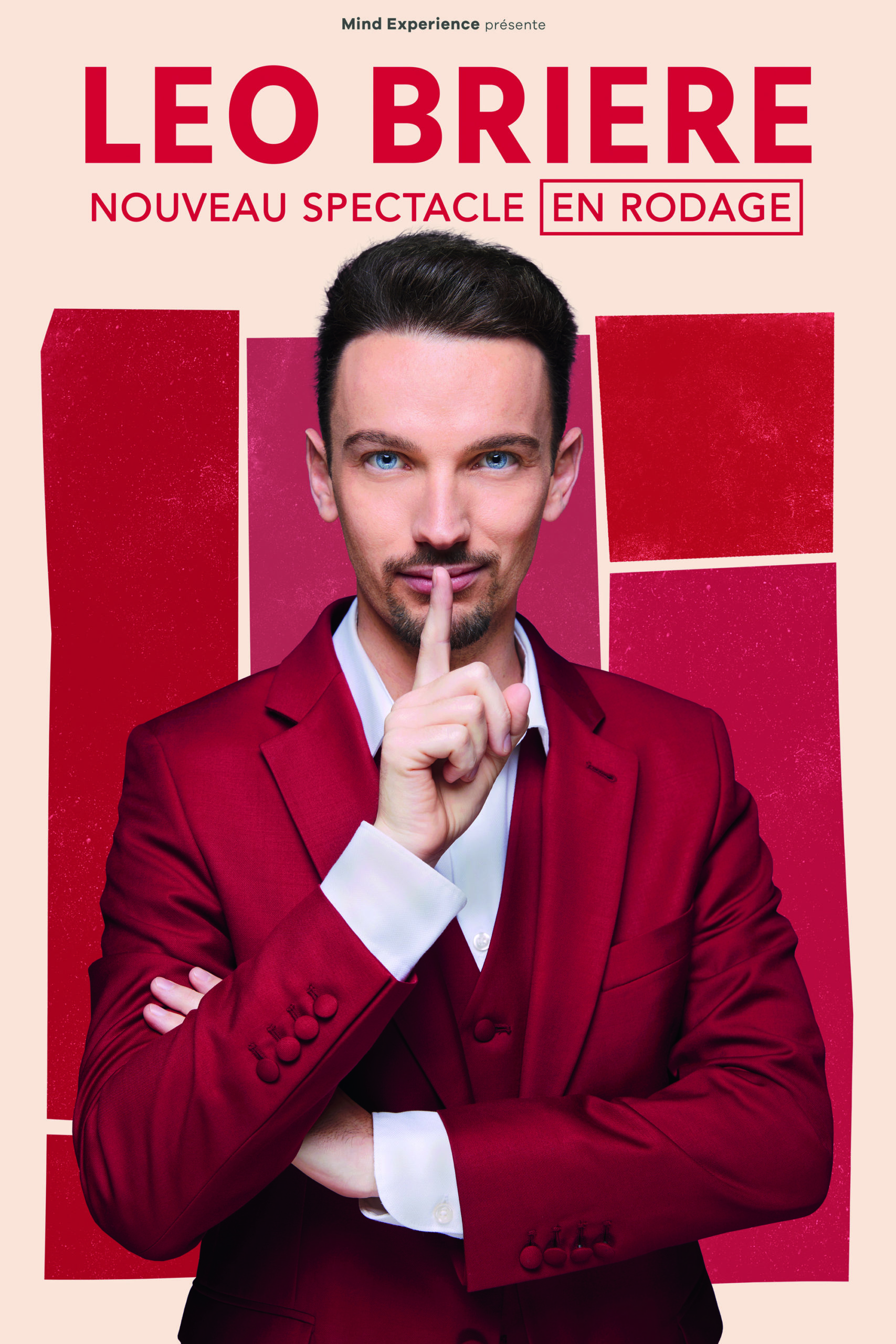 Affiche du magicien Léo Brière, aux Estivales de Neufchâteau.