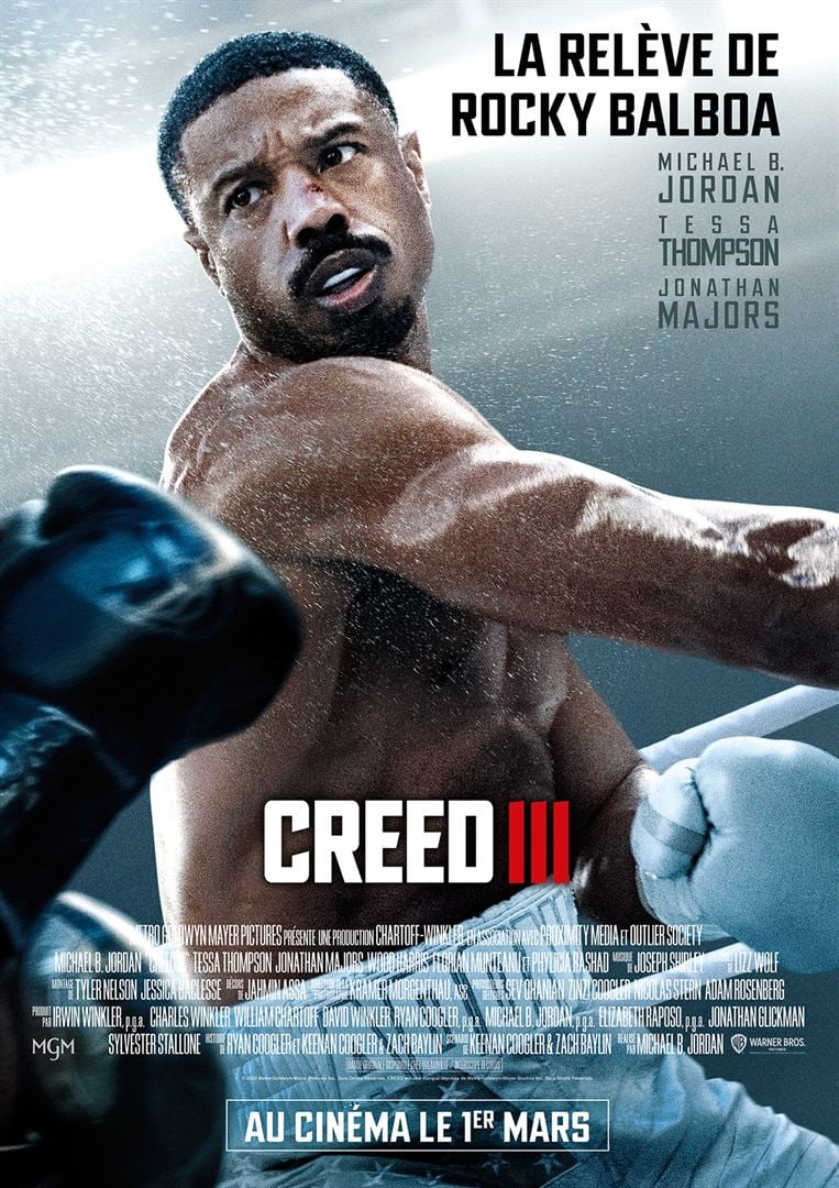 Cinéma : les sorties du 1er mars à ne pas manquer (Bandes annonces) 4• 100% Vosges Affiche du film Creed III.