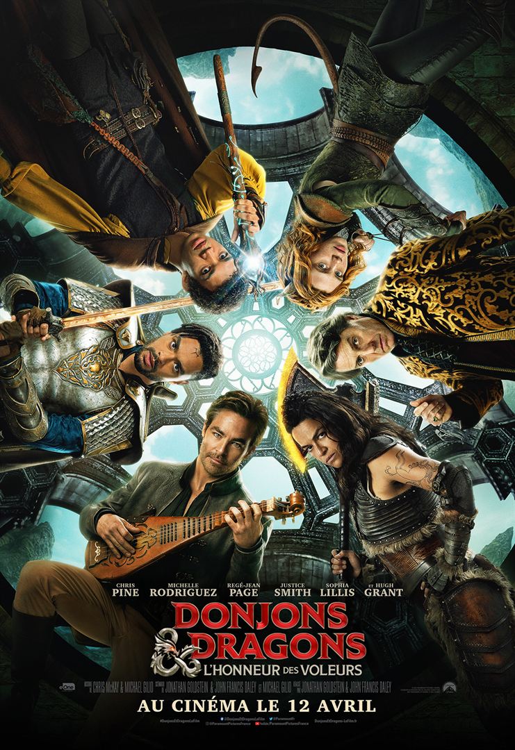 Cinéma : les sorties du 12 avril à ne pas manquer (bandes annonces) 4• 100% Vosges Affiche du film Donjons & Dragons : l'honneur des voleurs.