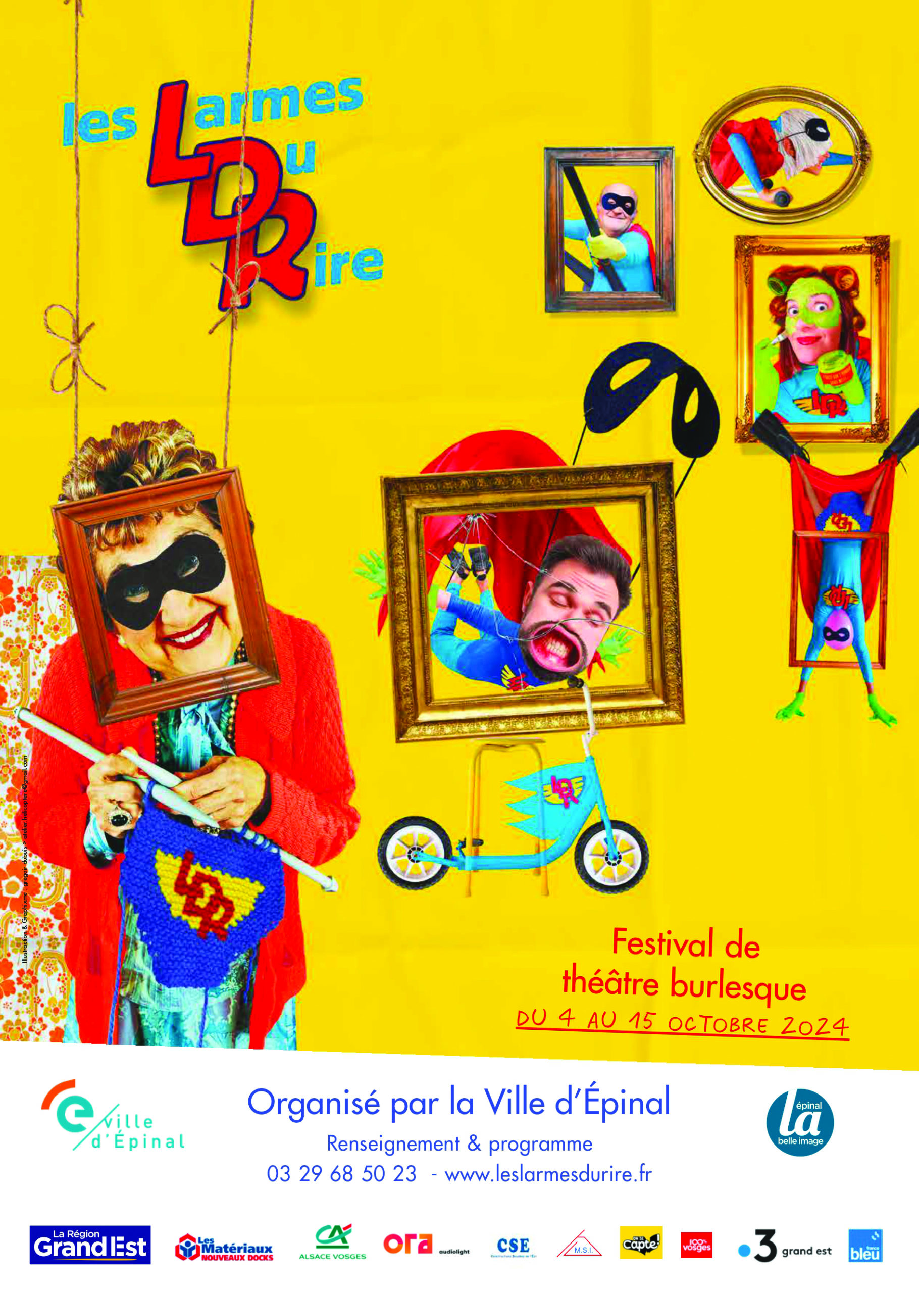 Les Larmes du Rire 41ᵉ édition : « Tout est possible ! » du 4 au 15 octobre à Épinal 13• 100% Vosges 100% Vosges