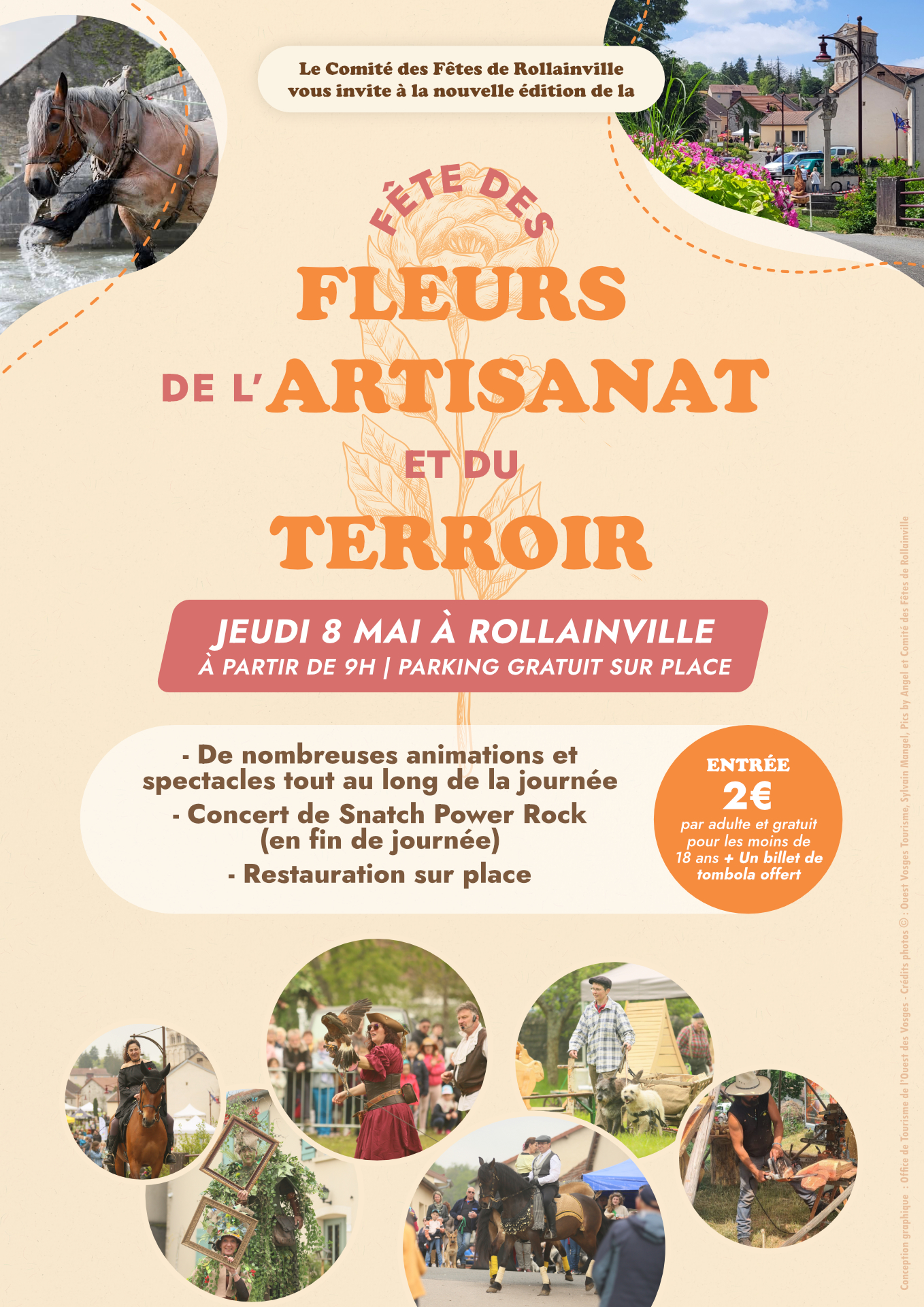 Rollainville célèbre la Fête des fleurs, de l'artisanat et du terroir le 8 mai prochain 2• 100% Vosges 100% Vosges