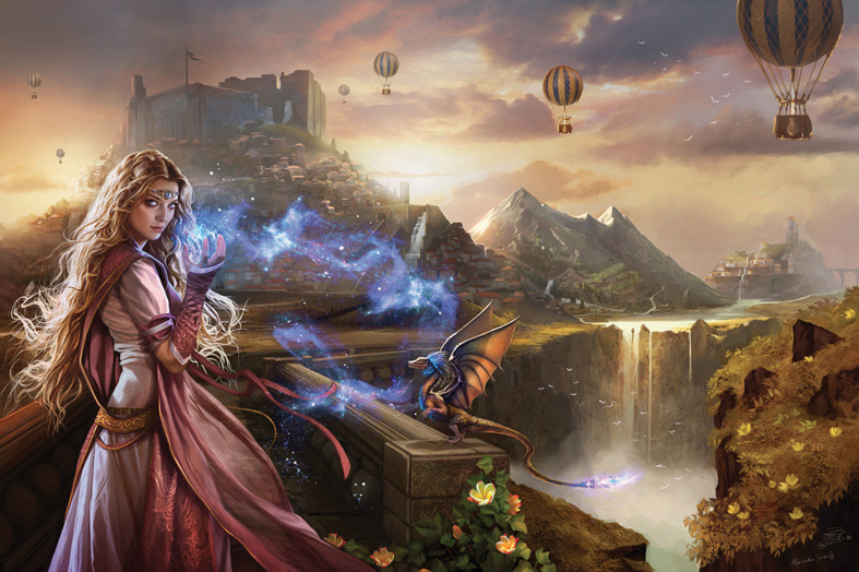 Magali Villeneuve, star de l'illustration fantasy, s'épanouit dans les Vosges 2• 100% Vosges 100% Vosges