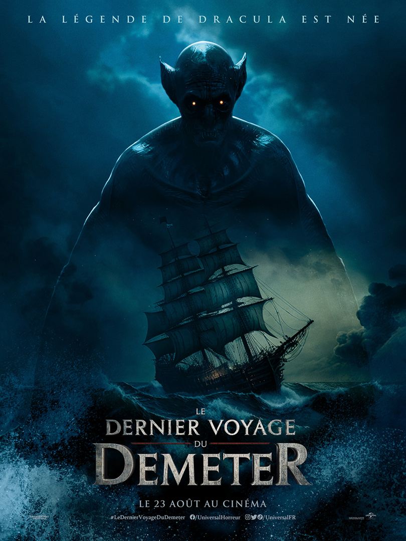 Cinéma : les sorties du 23 août à ne pas manquer (bandes annonces) 5• 100% Vosges Affiche du film Le dernier voyage du Demeter.