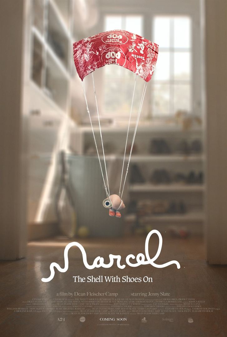 Cinéma : les sorties du 14 juin à ne pas manquer (bandes annonces) 7• 100% Vosges Affiche du film Marcel le Coquillage.