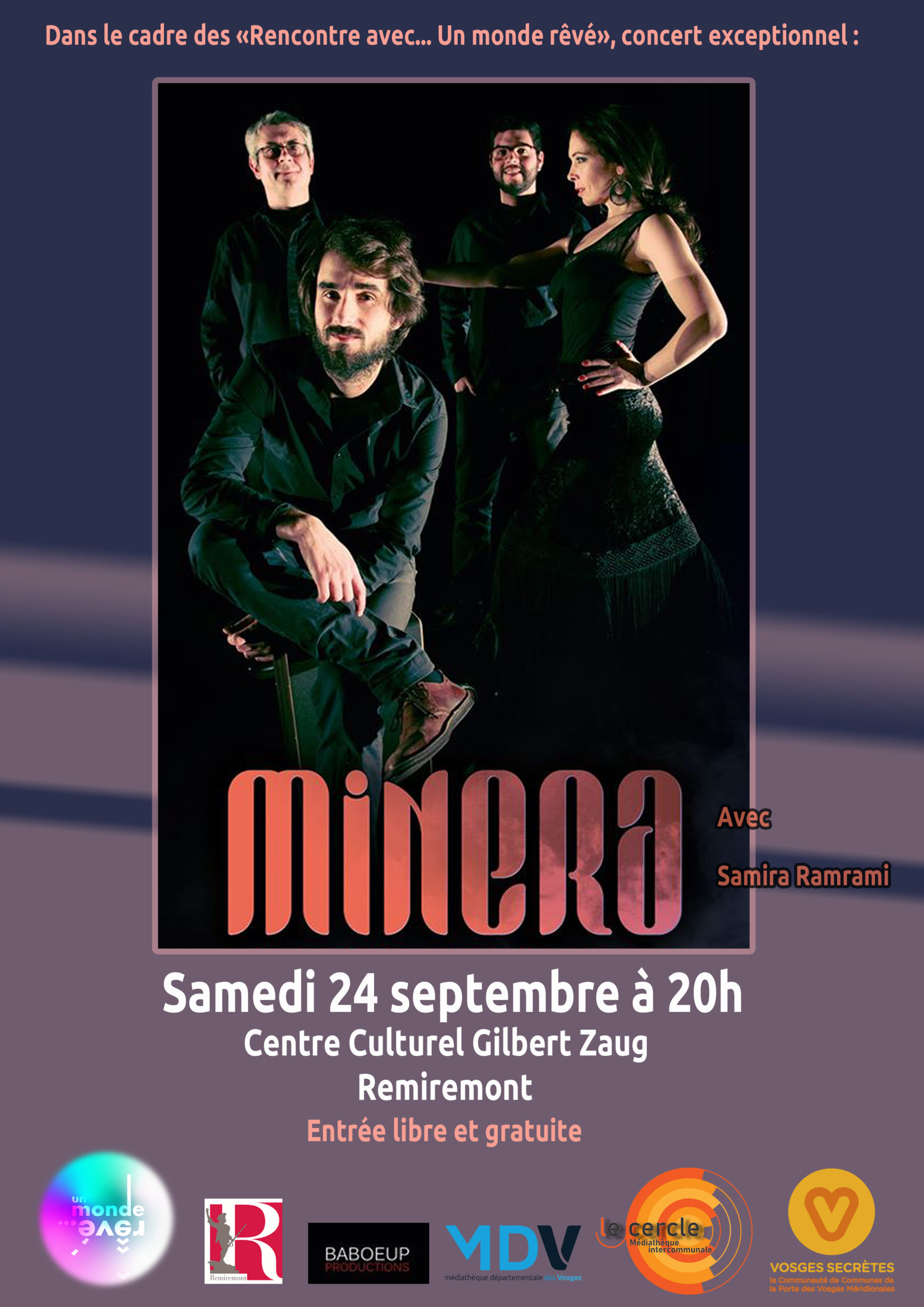 Concert de Flamenco : Rencontre avec... le monde rêvé du Minera Nueva Quintet 2• 100% Vosges 100% Vosges