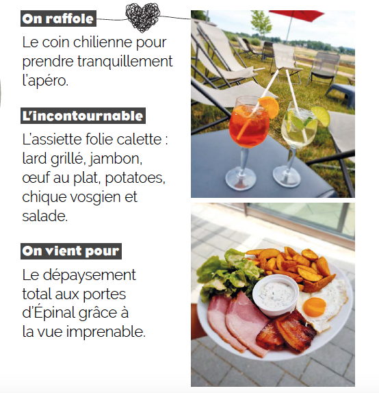Restaurant La Plage à Bouzey, comme un air de vacances ! 4• 100% Vosges 100% Vosges