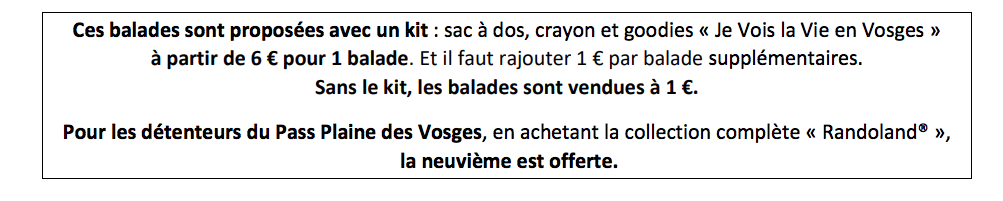 Découvrir l’Ouest Vosgien en s’amusant à travers les nouvelles balades Randoland® 2024 2• 100% Vosges 100% Vosges