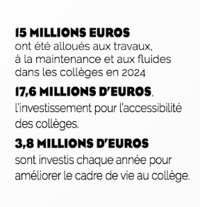 Le Conseil départemental investit pour le confort des collégiens Vosgiens 3• 100% Vosges 100% Vosges