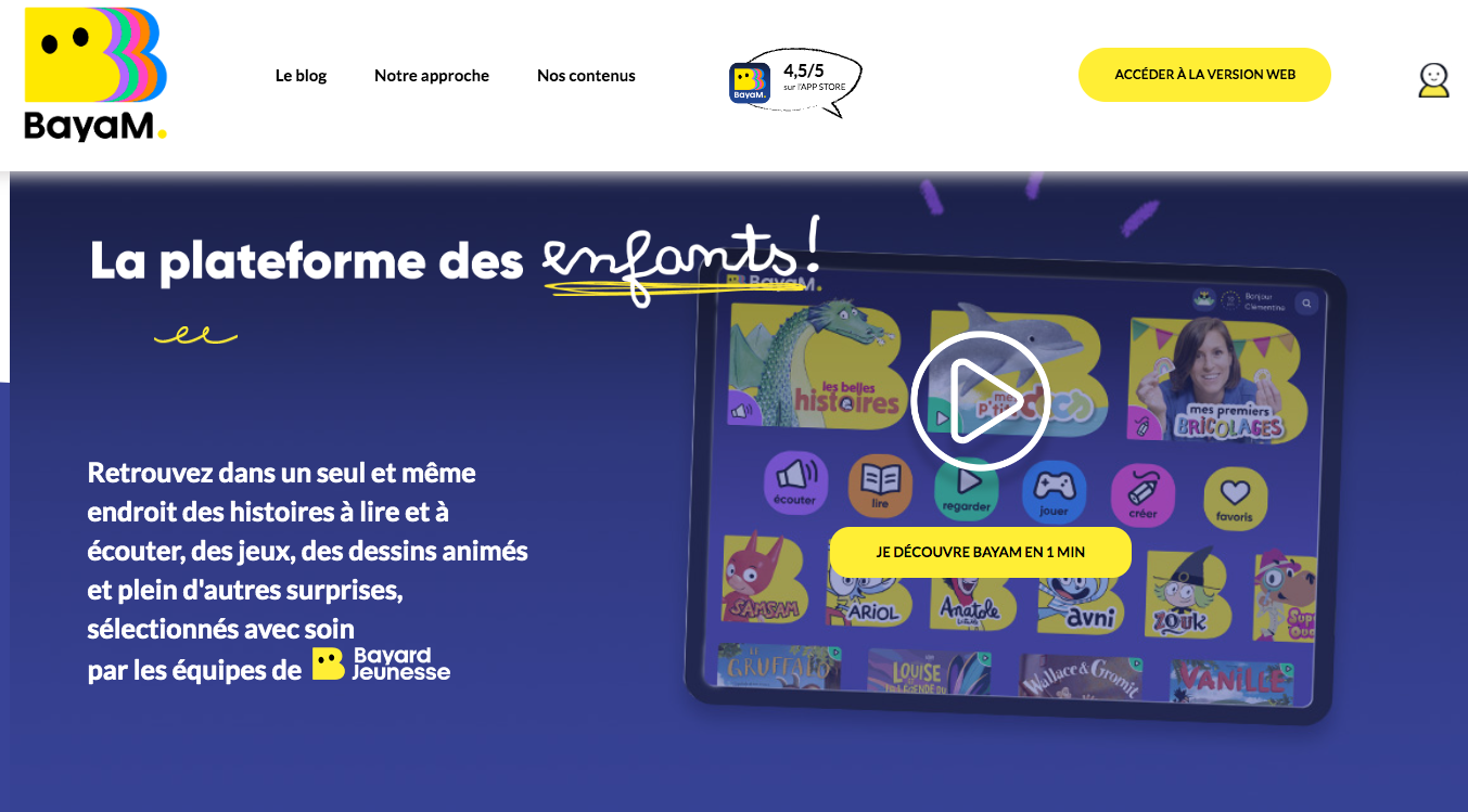 Bayard lance BayaM, la plateforme des enfants 2• 100% Vosges 100% Vosges