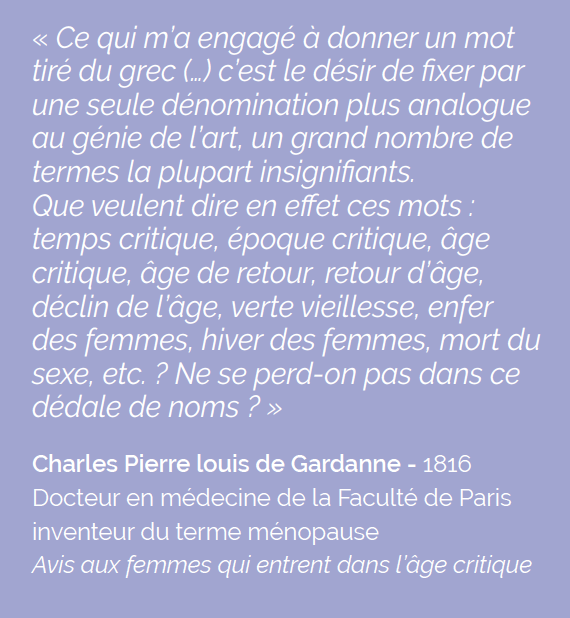 La ménopause : toujours glamour... Vraiment ? 2• 100% Vosges 100% Vosges