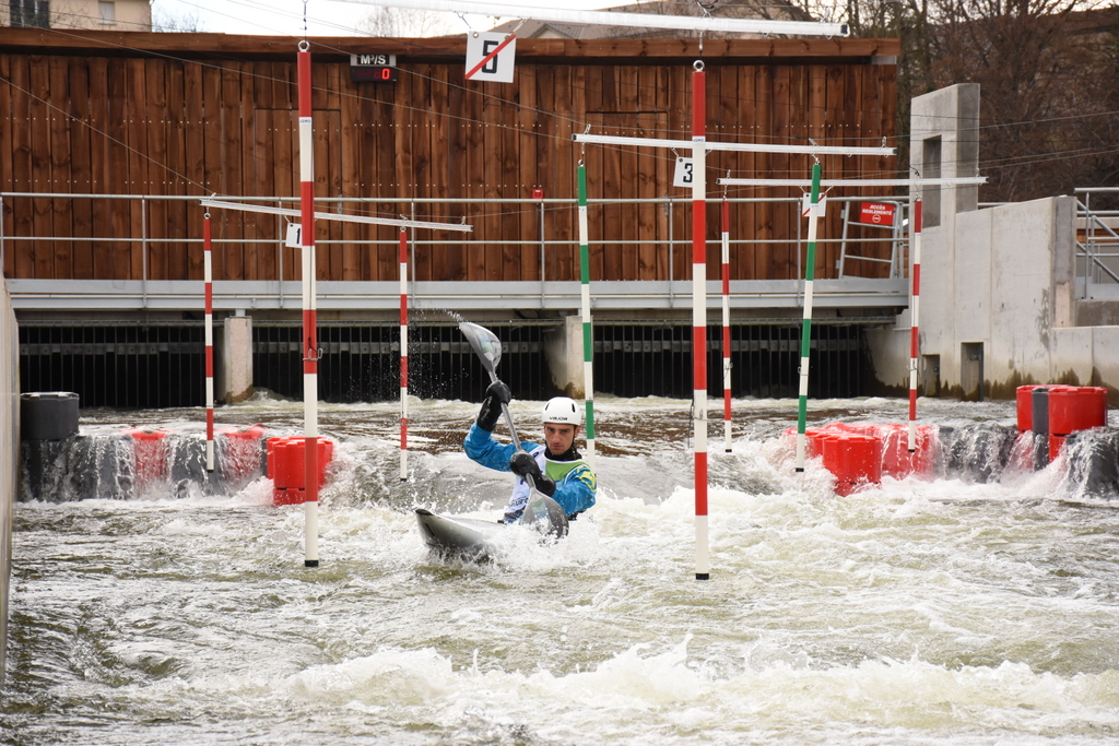 Canoë-kayak : la Base Natur'O Vive d'Épinal accueille les premières manches de Coupe de France N1 2• 100% Vosges Le bassin Natur'O permet d'adapter le débit de l'eau au niveau des compétiteurs.