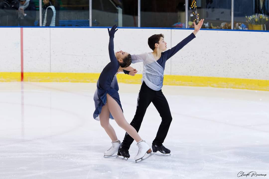 Patinage : le couple spinalien Lucie Fredon et Luc Walker s'offrent une première expérience internationale 4• 100% Vosges 100% Vosges