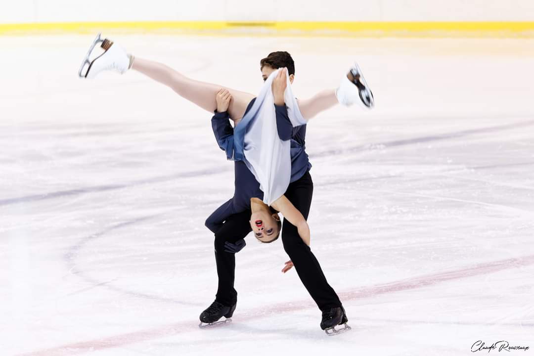 Patinage : le couple spinalien Lucie Fredon et Luc Walker s'offrent une première expérience internationale 2• 100% Vosges 100% Vosges
