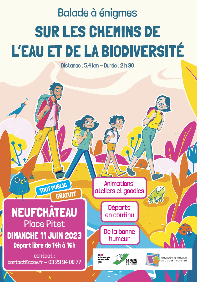 Balade-énigmes : une promenade ludique et pédagogique pour toute la famille à Neufchâteau 2• 100% Vosges 100% Vosges