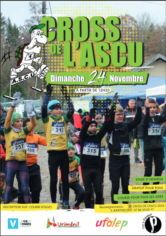 Uriménil accueille son cross gratuit ce dimanche 24 novembre 3• 100% Vosges 100% Vosges