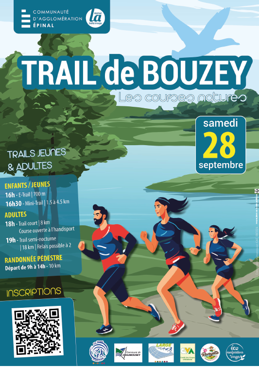 À vos marques pour la 5ème édition du Trail de Bouzey ce samedi 28 septembre 2024 2• 100% Vosges 100% Vosges