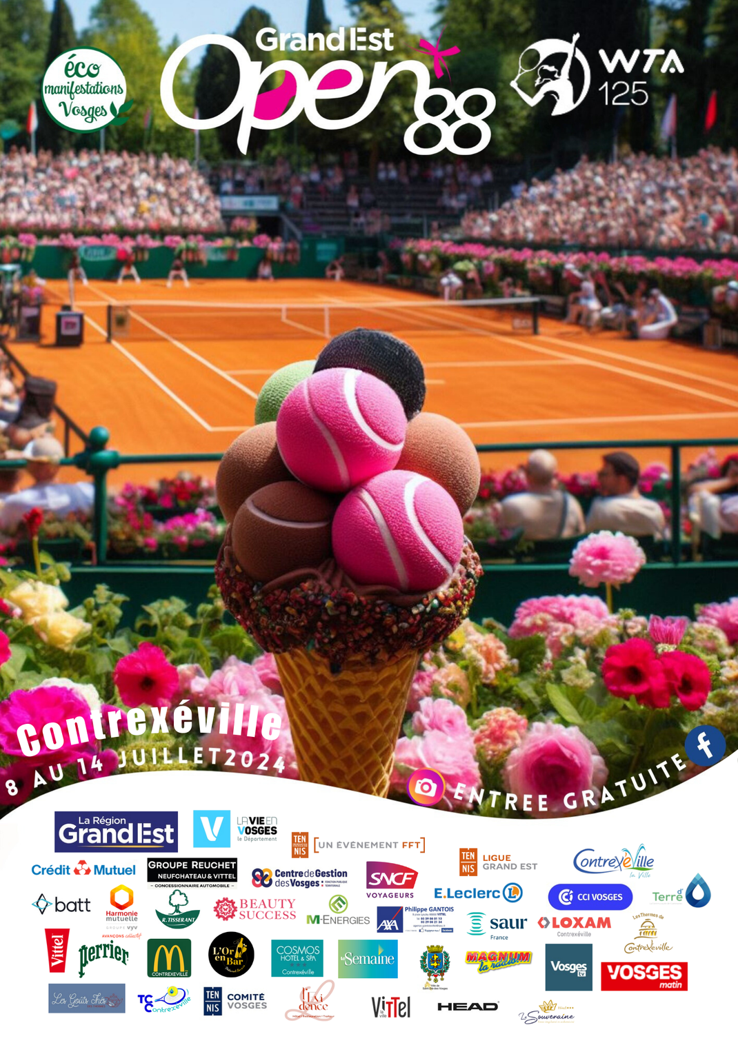 Le Grand EST Open 88 à Contrexéville du 8 au 14 juillet : Dernière étape avant Paris 2024 2• 100% Vosges 100% Vosges