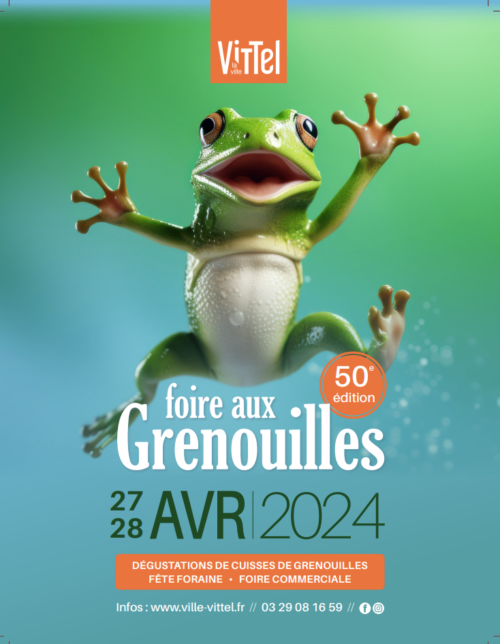 50ᵉ édition de "La Foire aux Grenouilles" les 27 et 28 avril à Vittel : voici 5 anecdotes à connaitre ! 2• 100% Vosges 100% Vosges